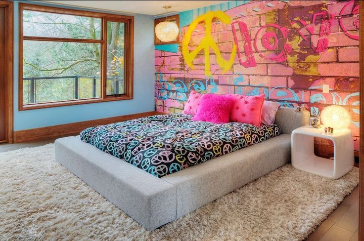 graffiti teenager bedroom