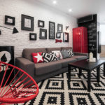Wanddekoration im Wohnzimmer Design-Ideen