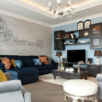 decoració de parets a les idees de disseny de la sala d’estar