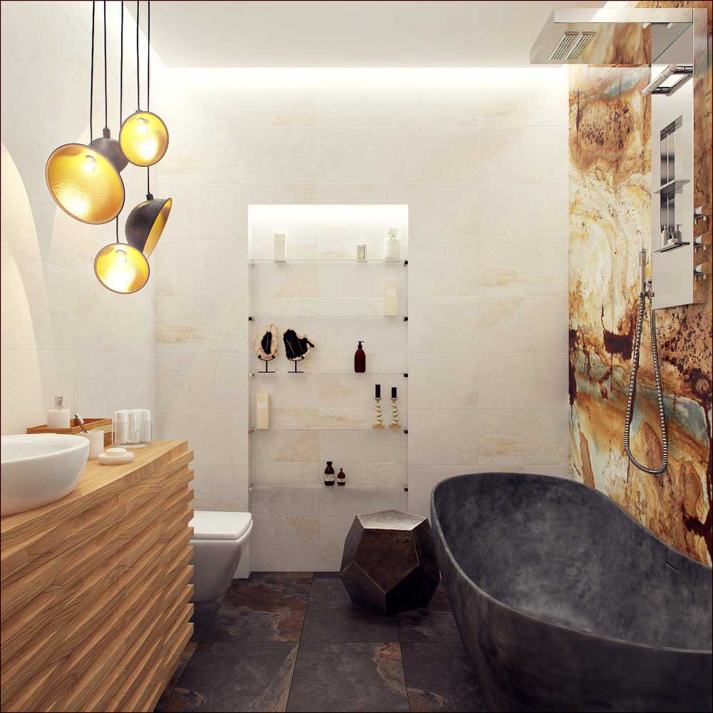 4 metru vannas istabas dizaina idejas