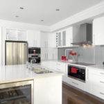 Minimalism white kitchen design