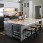 foto de idéias de design de cozinha grande