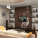 decorazione e decorazione del design fotografico del soggiorno