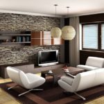 decoration and decor of the living room photo design