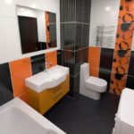 design af et kombineret badeværelse med toilet