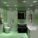 koupelna 5 m2 designový interiér