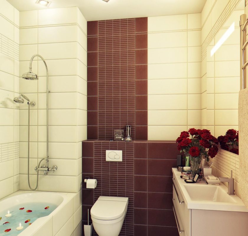 kúpeľňa 5 m² rozloženie