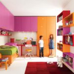 Decor camera copiilor toate culorile curcubeului