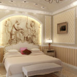Empire tarzı yatak odası dekoru