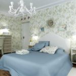 Dekor yatak odası Provence tarzı