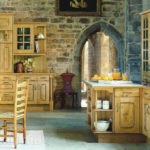 Decorative stone in the kitchen English style