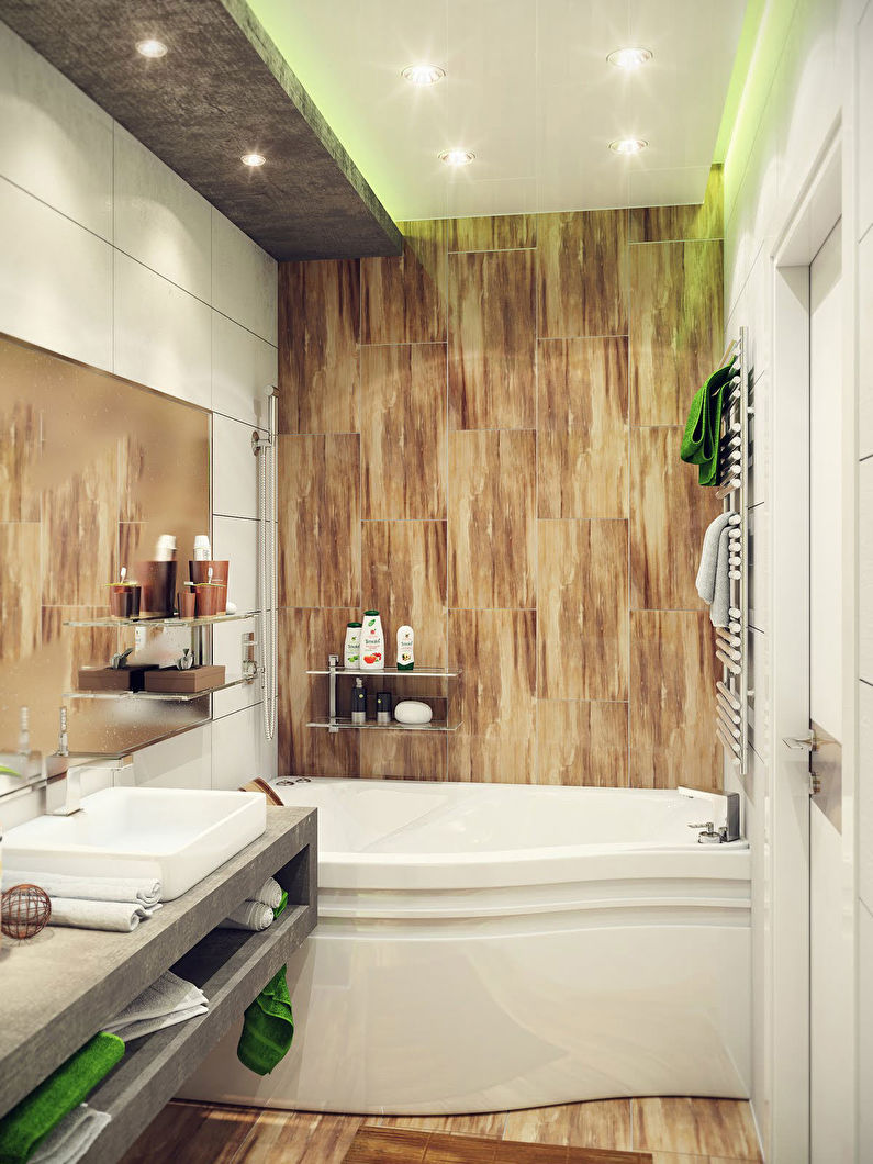 eco style bathroom design
