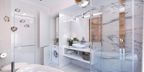 Špičkový dizajn kúpeľne 6 m²