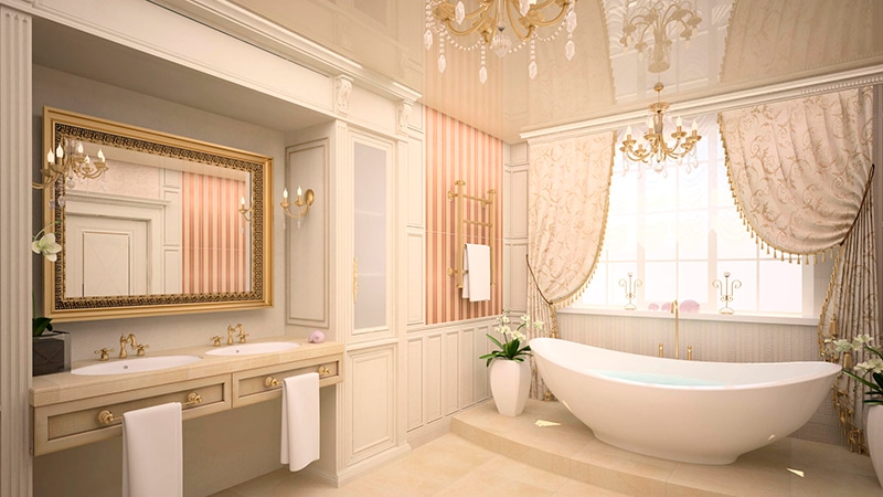 Klasický dizajn kúpeľne