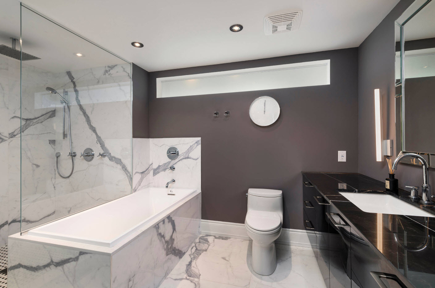 idee di design per il bagno con servizi igienici