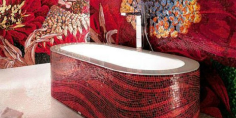 Mozaika pro koupelnové dekorativní kresby