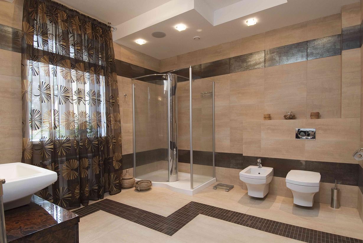Badkamerproject in een groot privéhuis