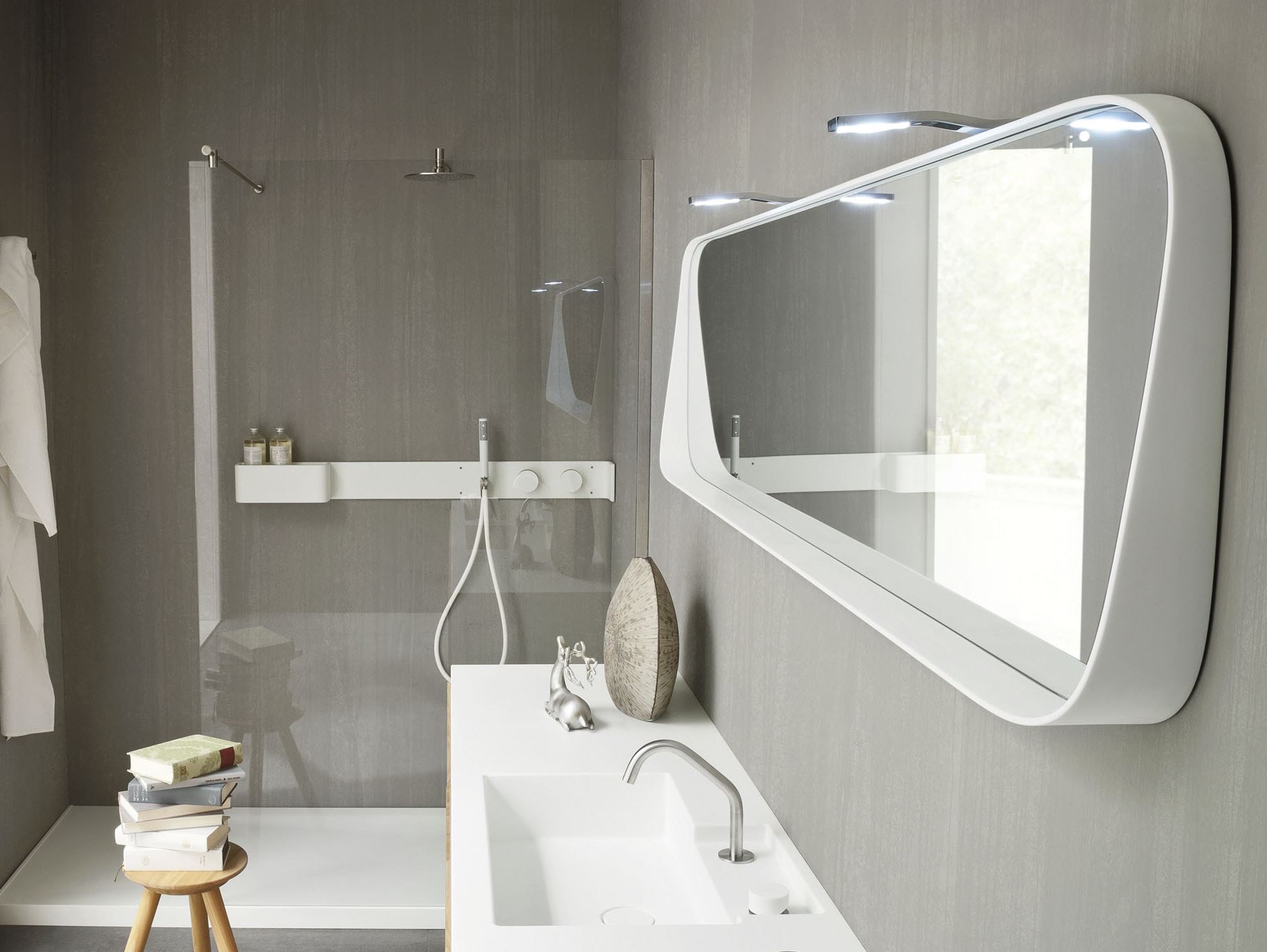 5 m² badkamer met spiegel