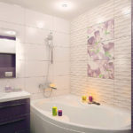 bathroom 3 sq m photo design