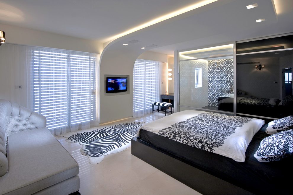 high-tech dizajn obývacej izby