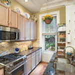 narrow kitchen design photo interior