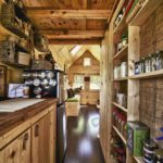 narrow kitchen design photo