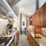 narrow kitchen design photo ideas