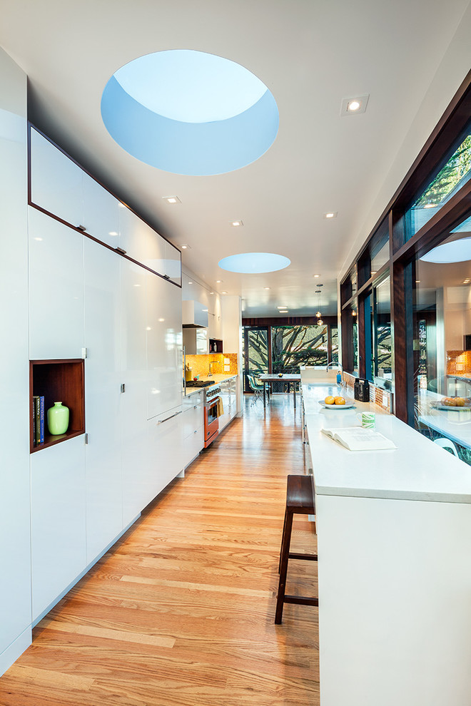 narrow kitchen design ideas