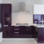 Interior dapur ungu