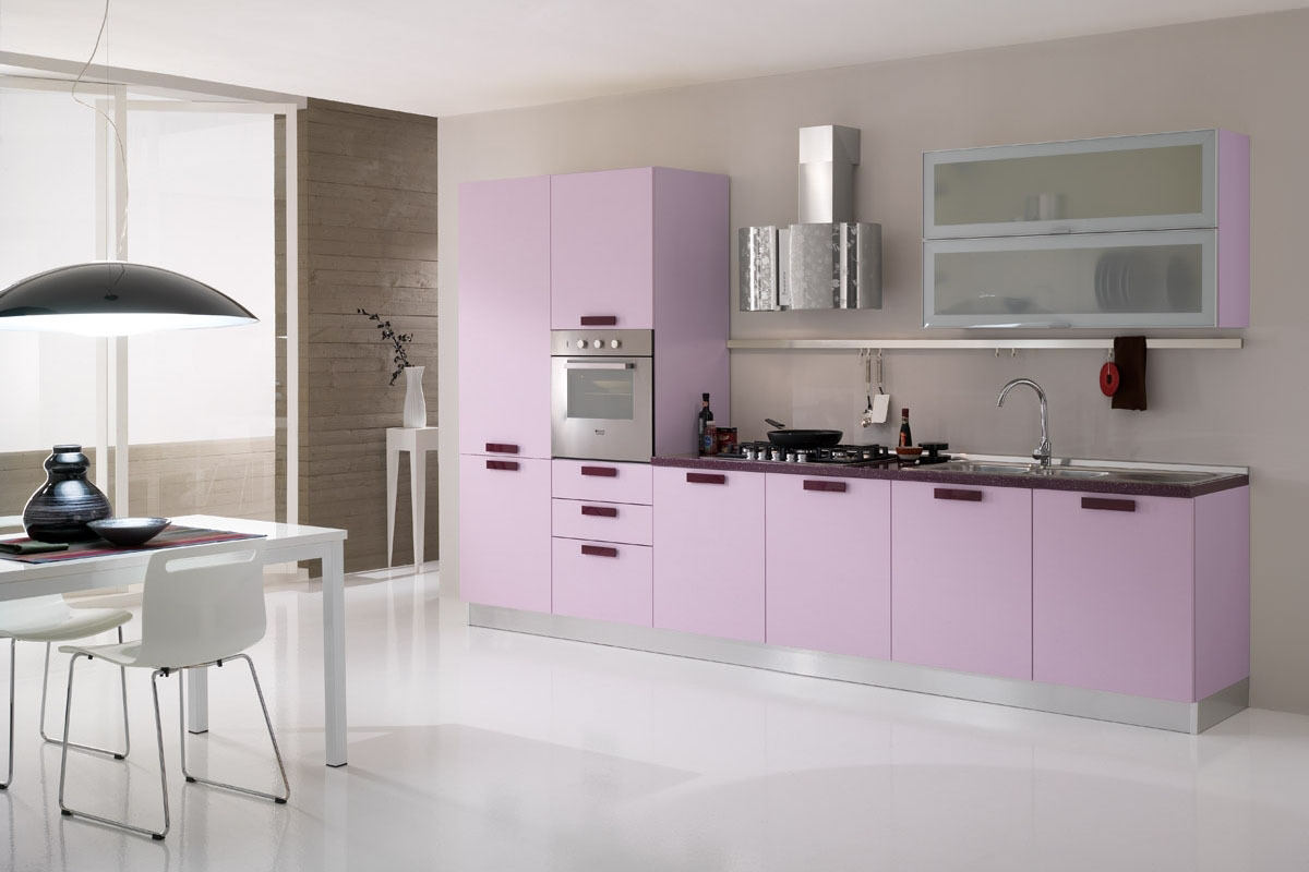 Bucătărie violet