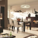 design obývacího pokoje kuchyně fotografie