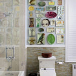 Set de decor pentru baie cu farfurii decorative