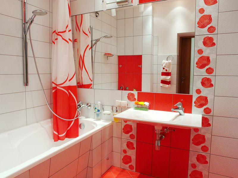 Modern tarz banyo dekoru