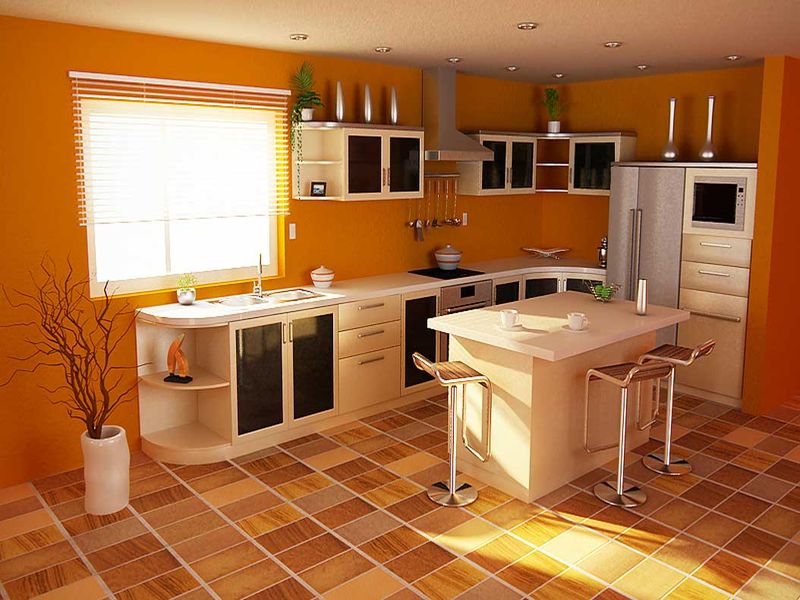 Design et køkken i et privat hus