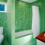 keramická dlaždice pro koupelnové zelené nápady