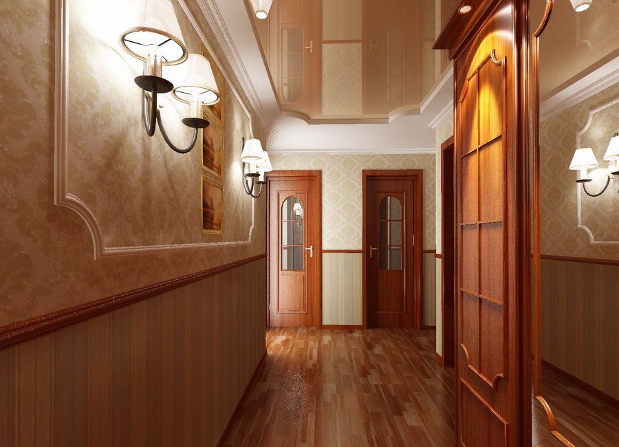 beautiful narrow corridor design