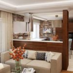 soggiorno cucina design 18 m2 design