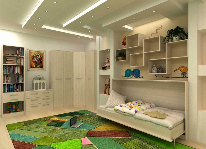 Décoration d'une chambre d'enfant avec mobilier transformateur