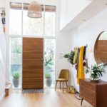 High-tech hallway design in a private house