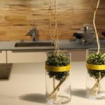 DIY crafts for the kitchen composition of dried twigs