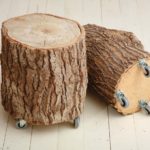 Kraf untuk dapur do-it-yourself ottomans kecil log