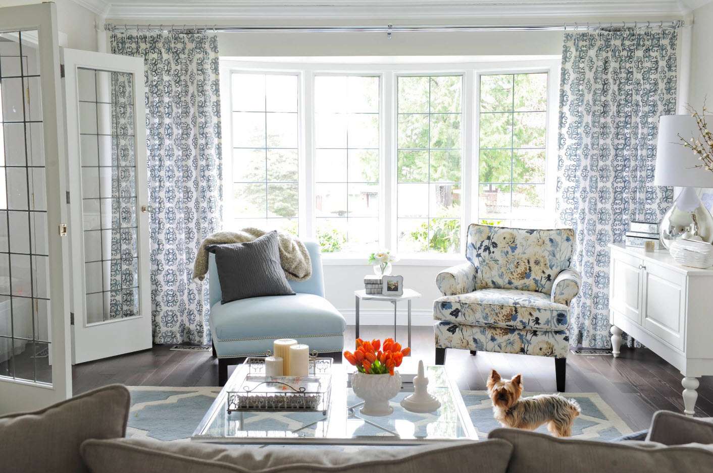 curtains in the living room interior ideas