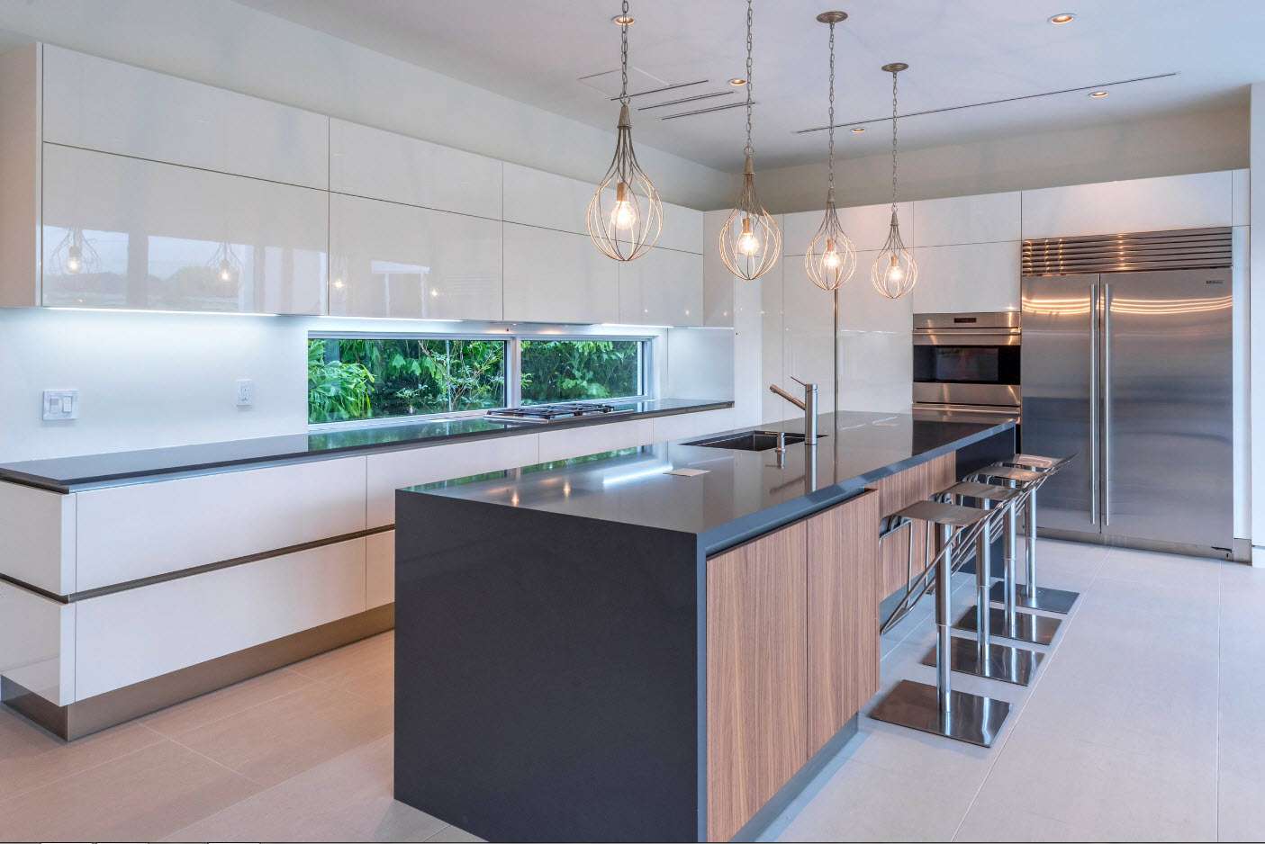 modernus virtuvės minimalizmas
