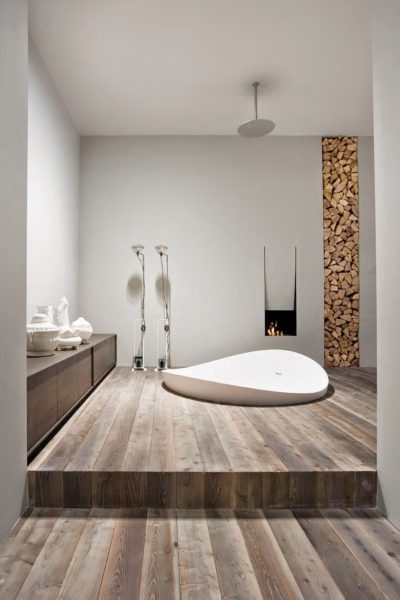 Contemporary designer bathroom