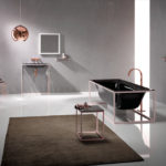 Minimālisma moderns vannas istabas dizains