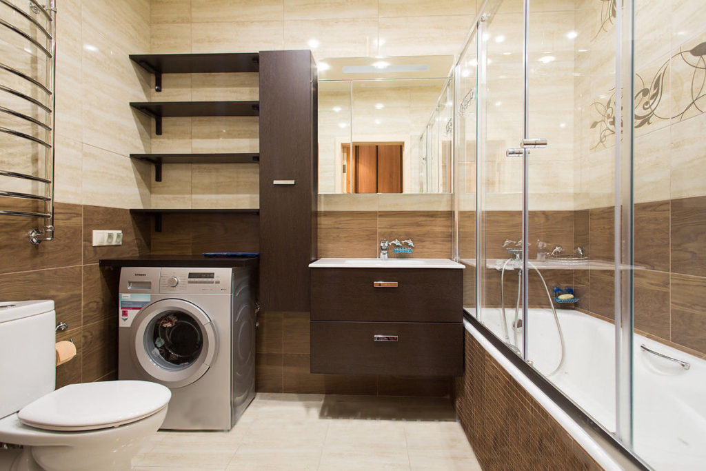 moderní koupelna design visí nábytek