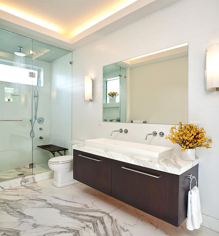moderní design koupelnová stropní světla