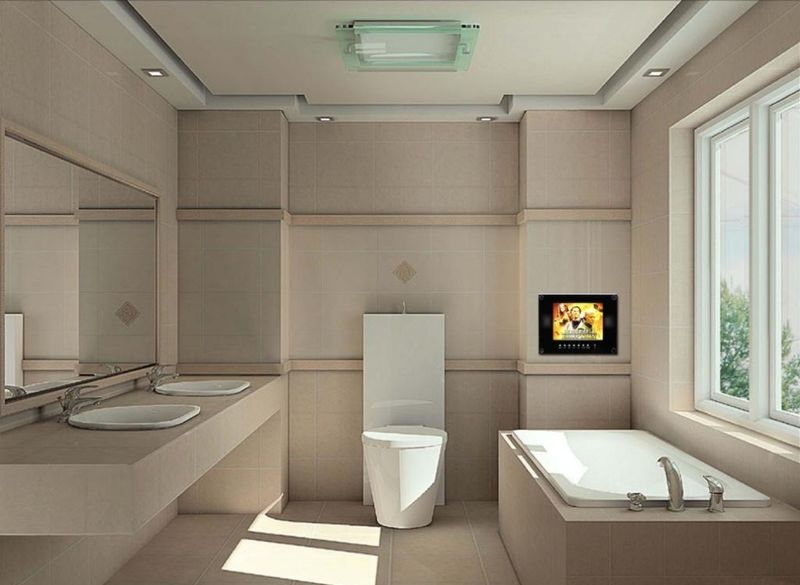 Moderný dizajn kúpeľne
