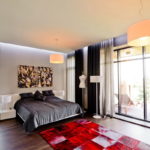 bedroom with balcony interior ideas
