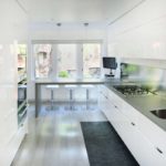 narrow kitchen design ideas